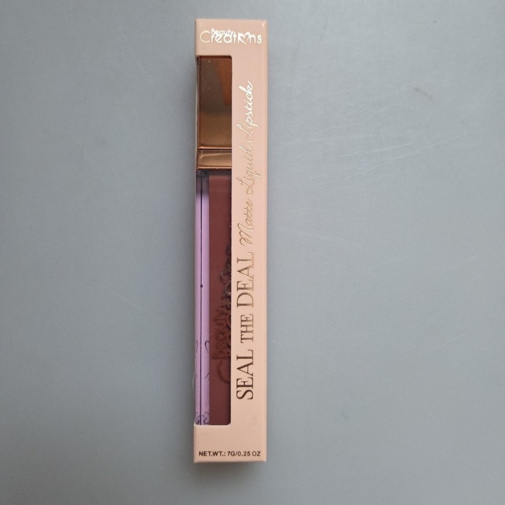 Beauty Creations Seal The Deal Matte Liquid Lipstick- Snatched‎ BCLP12, 0.25 oz